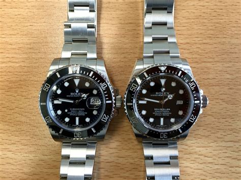 rolex sea dweller 4000 vs submariner